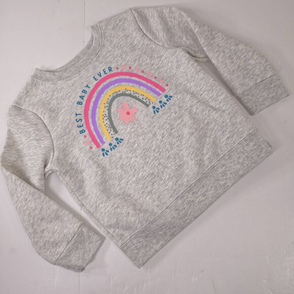 LOT OF 9 SWEATSHIRTS VEST GIRL TODDLER SIZE 24M /2T WHITE PINK PURPLE GRAY *FLAW - Picture 13 of 16